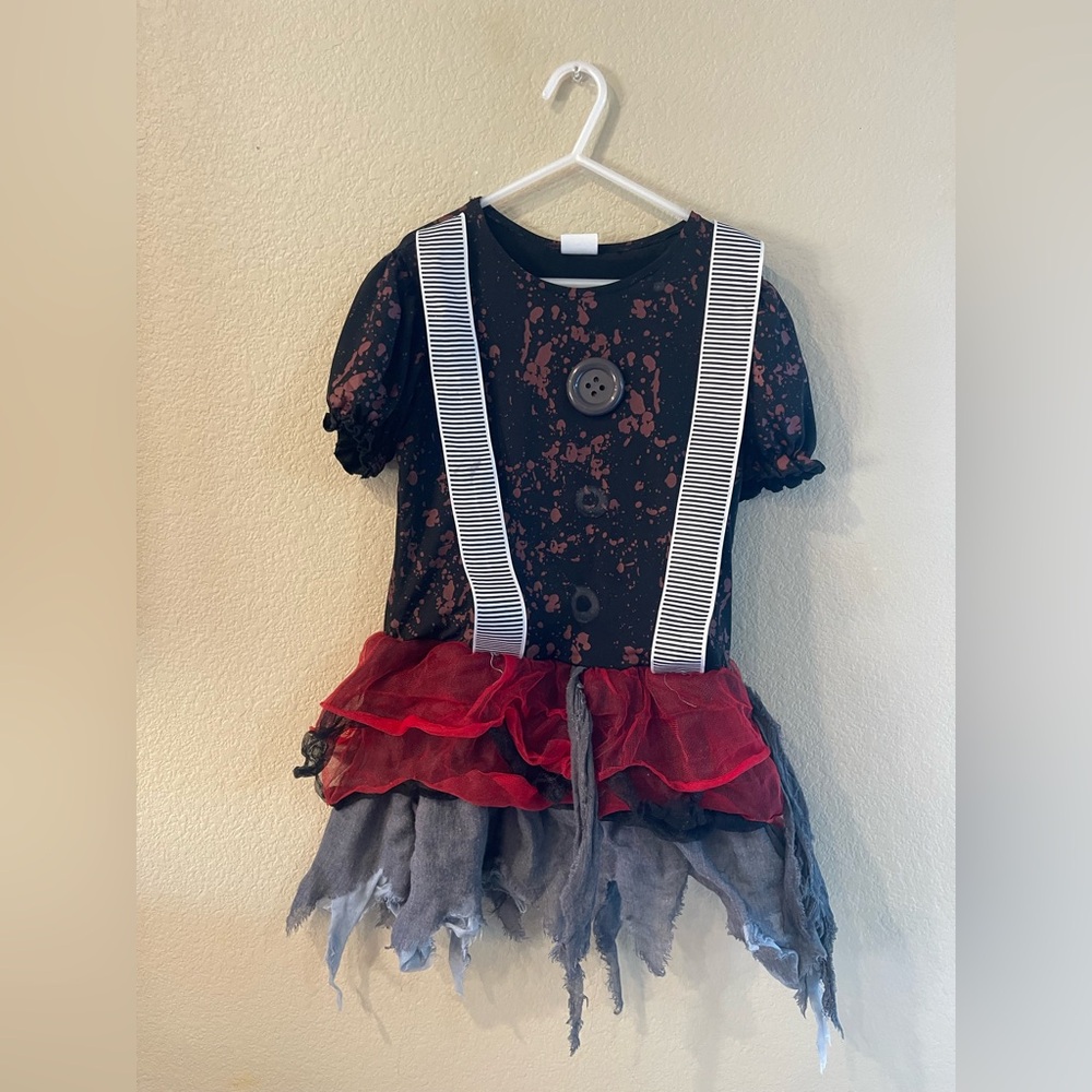 Girls clown dress 4-6 years